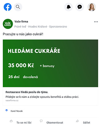 Hledáme cukráře